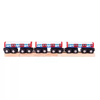 Bigjigs Rail - Metró vagonok - JátékManufaktúra