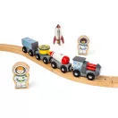 Bigjigs Rail Drevený vesmírny vláčik