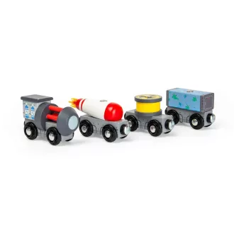 Bigjigs Rail Drevený vesmírny vláčik