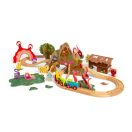 Bigjigs Rail - Szörnyek fa vonatpálya - JátékManufaktúra