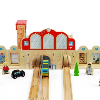 Bigjigs Rail - Főpályaudvar - JátékManufaktúra