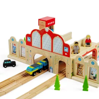 Bigjigs Rail - Főpályaudvar - JátékManufaktúra