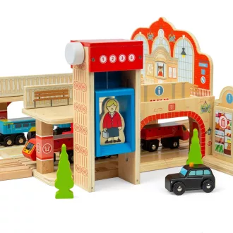 Bigjigs Rail - Főpályaudvar - JátékManufaktúra
