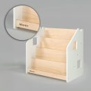 BusyKids - Könyvtartó állvány, fehér - JátékManufaktúra