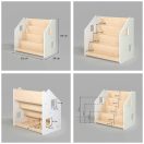 BusyKids - Könyvtartó állvány, fehér - JátékManufaktúra