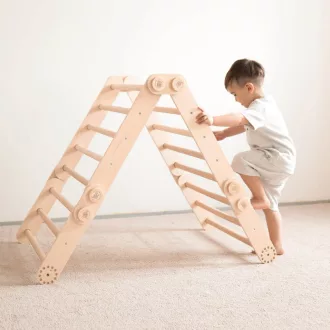 BusyKids - Nagy összecsukható mászókészlet, natúr - JátékManufaktúra