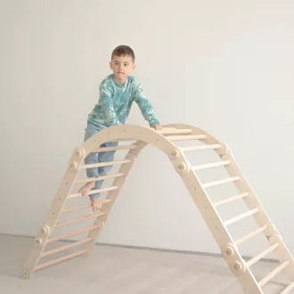 BusyKids - Nagy összecsukható mászókészlet, natúr - JátékManufaktúra