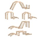 BusyKids - Nagy összecsukható mászókészlet, natúr - JátékManufaktúra