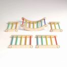 BusyKids - Nagy összecsukható mászókészlet, szivárvány - JátékManufaktúra