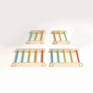 BusyKids - Kis összecsukható mászókészlet, szivárvány - JátékManufaktúra