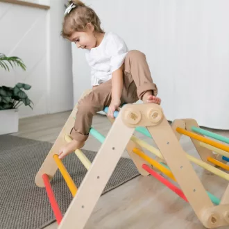 BusyKids - Kis összecsukható mászókészlet, szivárvány - JátékManufaktúra