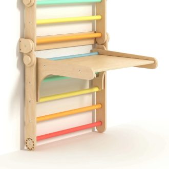 BusyKids - Fa levehető tábla bordásfalhoz - JátékManufaktúra