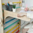 BusyKids - Fa levehető tábla bordásfalhoz - JátékManufaktúra