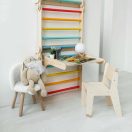 BusyKids - Fa levehető tábla bordásfalhoz - JátékManufaktúra