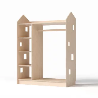 BusyKids - Ruhásszekrény natúr - JátékManufaktúra