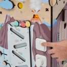 BusyKids - Activity board házikó: Dínó - JátékManufaktúra