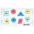 BusyKids - Activity board házikó fehér - JátékManufaktúra