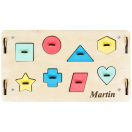 BusyKids - Activity board házikó, natúr - JátékManufaktúra