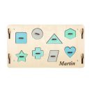 BusyKids - Activity board házikó, mentazöld - JátékManufaktúra