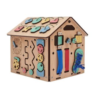 BusyKids - Activity board házikó Mini - JátékManufaktúra