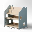 BusyKids - Polc játékokhoz és könyvekhez, kék - JátékManufaktúra