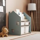 BusyKids - Polc játékokhoz és könyvekhez, kék - JátékManufaktúra