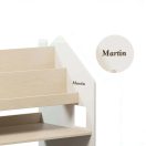 BusyKids - Polc játékokhoz és könyvekhez, fehér - JátékManufaktúra