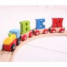 Bigjigs Rail - Vagon fa vonatpályához - D betű - JátékManufaktúra