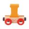 Bigjigs Rail - Vagon fa vonatpályához - I betű - JátékManufaktúra