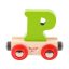 Bigjigs Rail - Vagon fa vonatpályához - P betű - JátékManufaktúra