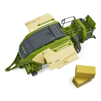 Bruder - Krone BiG Pack 1290 HDP VC bálázó 2 bálával - JátékManufaktúra