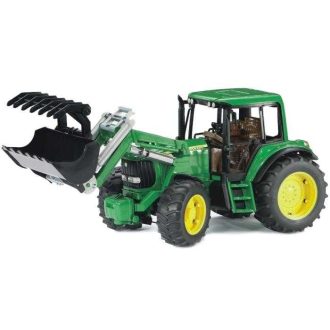 Bruder - John Deere 6920 traktor homlokrakodóval - JátékManufaktúra