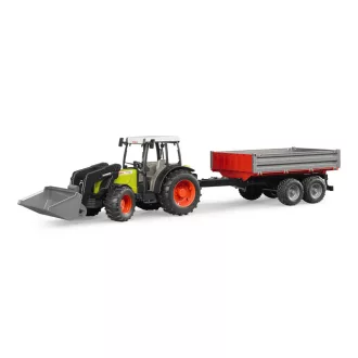 Bruder - CLAAS Nectis 267F traktor rakodóval és pótkocsival - JátékManufaktúra