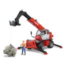 Bruder - Manitou MRT 2150 teleszkópos rakodó kiegészítőkkel - JátékManufaktúra