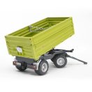 Bruder - FLIEGL háromoldalra billenő pótkocsi, zöld - JátékManufaktúra