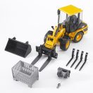 Bruder - Kiegészítőkészlet: villák, csörlő és raklap - JátékManufaktúra