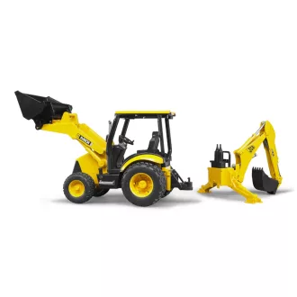 Bruder - JCB MIDI traktor homlokrakodóval és kotróval - JátékManufaktúra