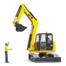 Bruder - CAT mini kotrógép figurával - JátékManufaktúra
