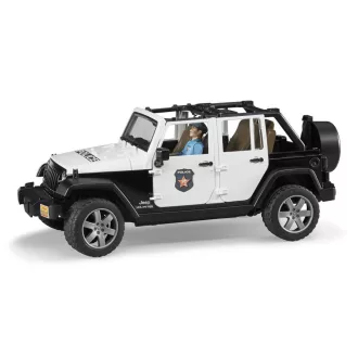 Bruder - Jeep Wrangler Rubicon rendőrautó - JátékManufaktúra