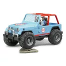 Bruder - Kék Jeep vezetőfigurával - JátékManufaktúra