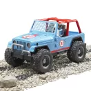 Bruder - Kék Jeep vezetőfigurával - JátékManufaktúra