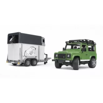 Bruder - Land Rover ló- és utánfutóval - JátékManufaktúra