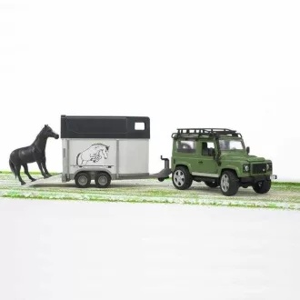 Bruder - Land Rover ló- és utánfutóval - JátékManufaktúra