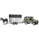 Bruder - Land Rover ló- és utánfutóval - JátékManufaktúra