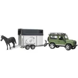 Bruder - Land Rover ló- és utánfutóval - JátékManufaktúra