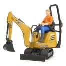 Bruder - Land Rover szállítóval és JCB mini kotrógéppel - JátékManufaktúra