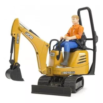 Bruder - Land Rover szállítóval és JCB mini kotrógéppel - JátékManufaktúra