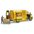 Bruder - Mercedes-Benz Sprinter DHL futárjármű sofőrrel - JátékManufaktúra