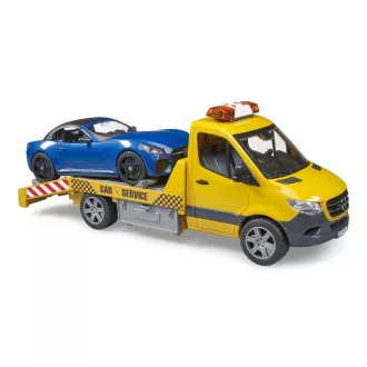 Bruder - Mercedes-Benz Sprinter autómentő sportautóval - JátékManufaktúra