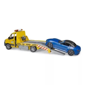 Bruder - Mercedes-Benz Sprinter autómentő sportautóval - JátékManufaktúra